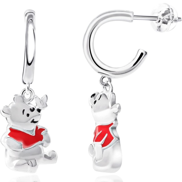 18k Disney Winnie the Pooh Earrings - Picture 2 of 6